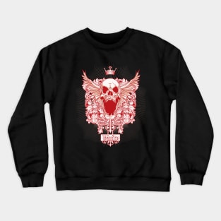 Cool Illustration Of Skull Vanity Crewneck Sweatshirt